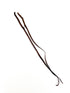 Brown Adjustable Bra Straps Lingerie Straps Elastic Trim 1 Pair